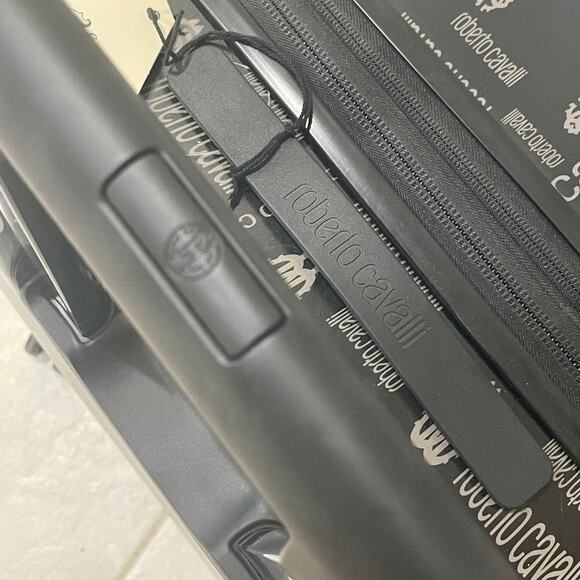 ROBERTO CAVALLI TRAVEL LUGGAGE ROLLING SUITCASE 28' VERSATILE SOPHISTICATED - Picture 8 of 12